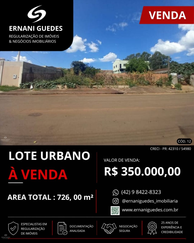 Rua Carlos de Carvalho - Ponta Grossa/PR