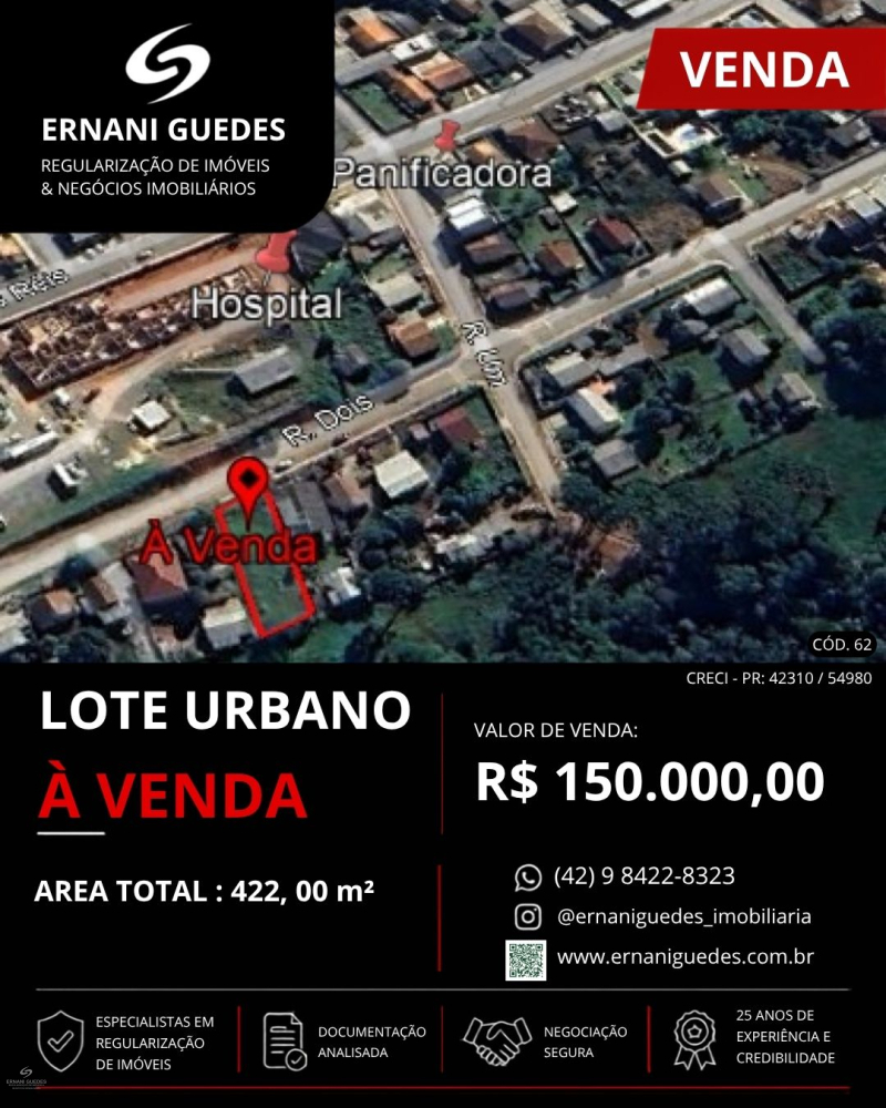 Rua João Baptista Gubert, Loteamento Pernambuco - Teixeira Soares /PR
