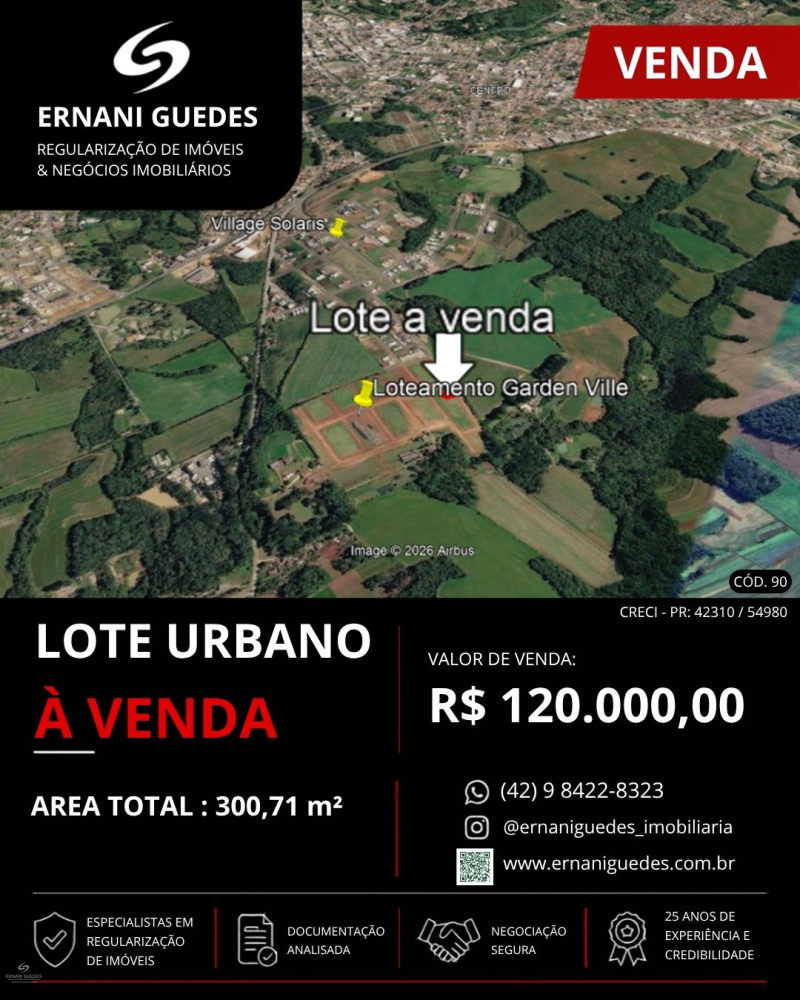 Loteamento Garden ville - Irati/PR