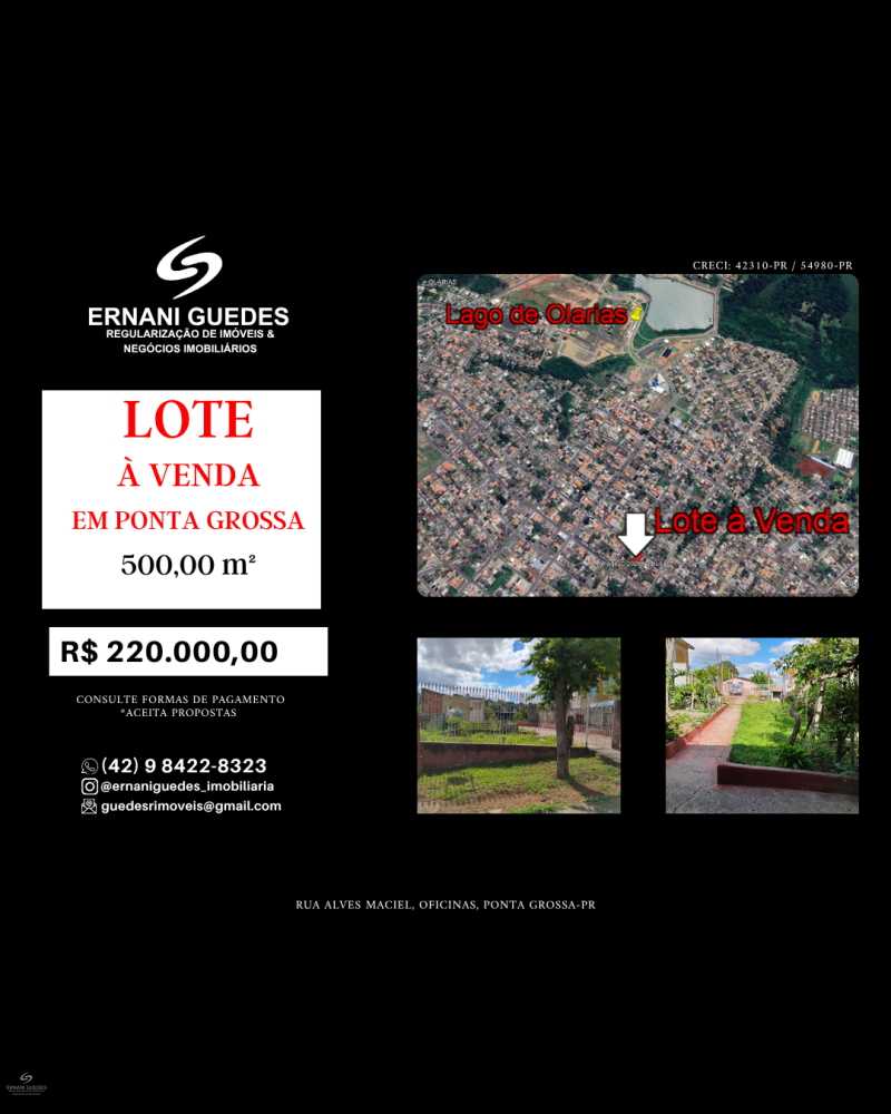 Rua Alves Maciel, Bairro Oficinas 